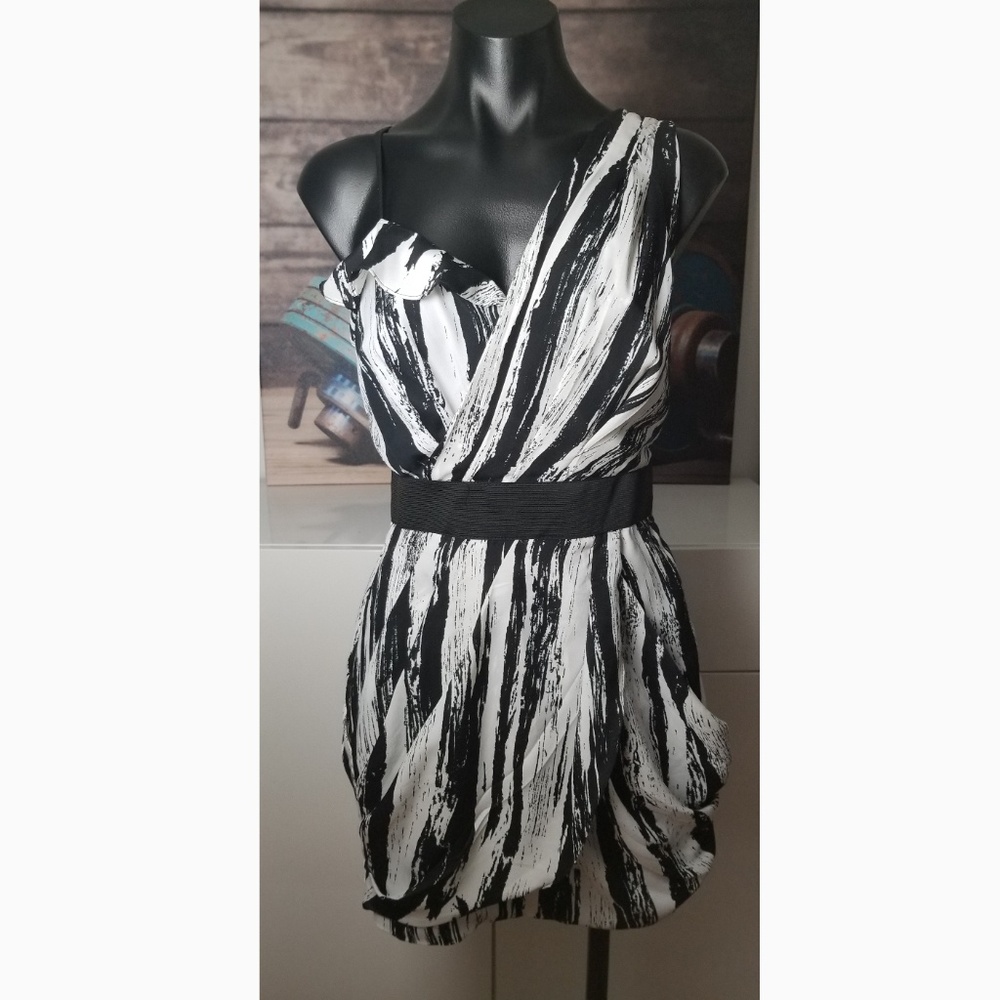 Zio Ruffled Cocktail Dress